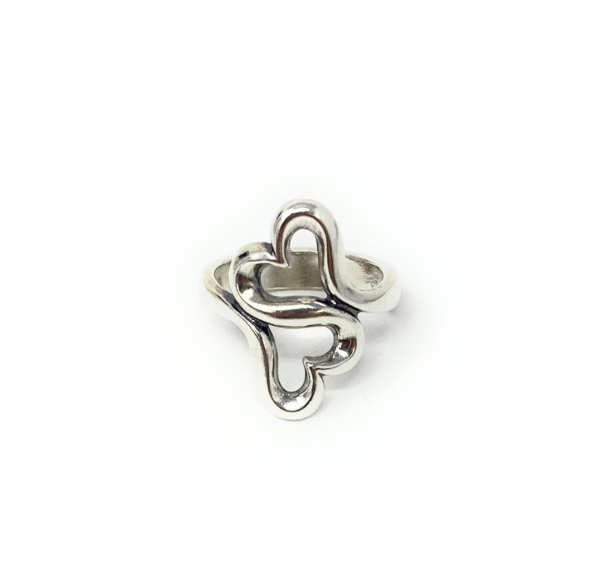 James Avery 925 Retired "Heart to Heart" Ring Size 6