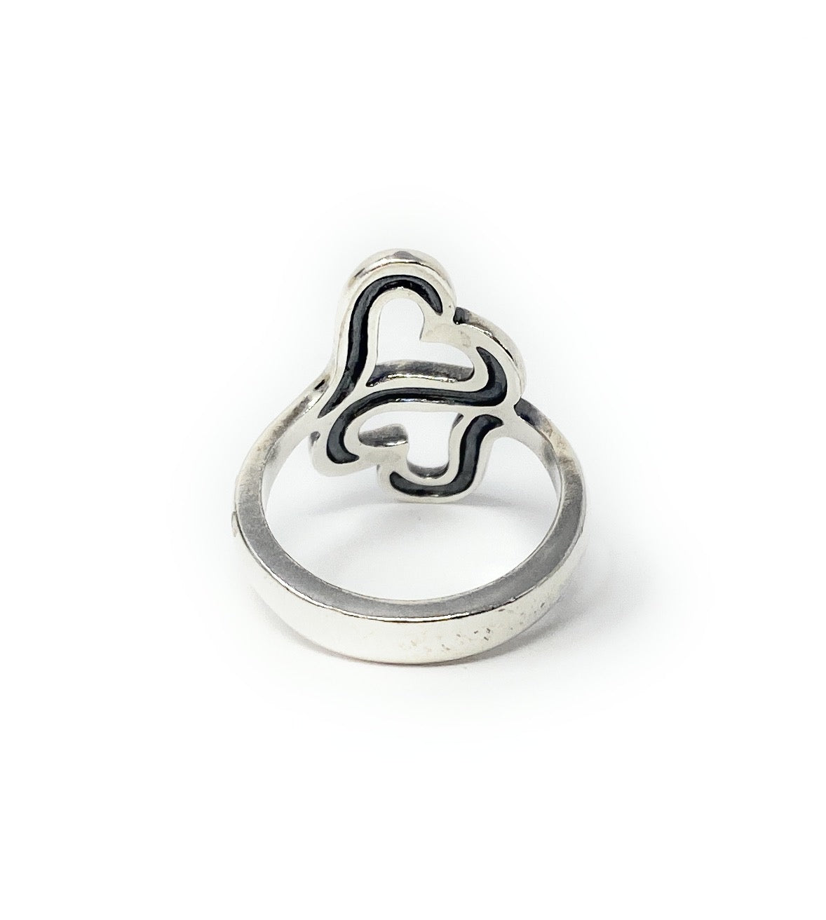 James Avery 925 Retired "Heart to Heart" Ring Size 6