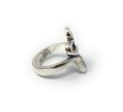 James Avery 925 Retired "Heart to Heart" Ring Size 6