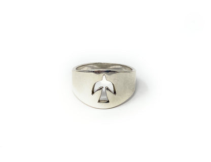 James Avery Descending Dove Sterling Silver Ring Size 7