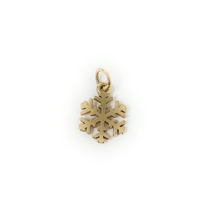 James Avery Snow Crystal 14K Yellow Gold Charm