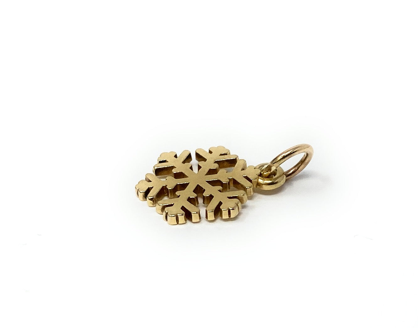 James Avery Snow Crystal 14K Yellow Gold Charm