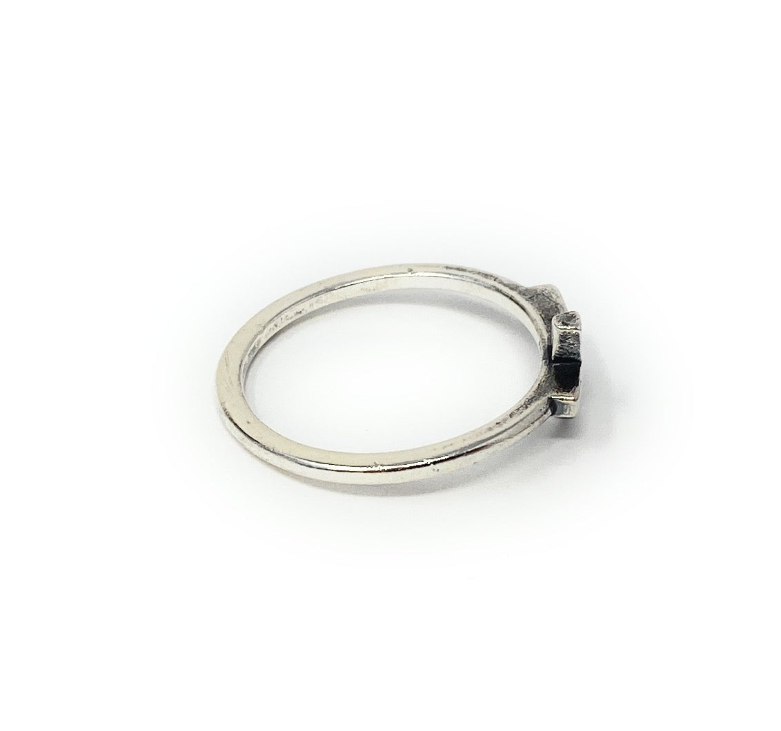 James Avery 925 Horizon Cross Ring Size 8