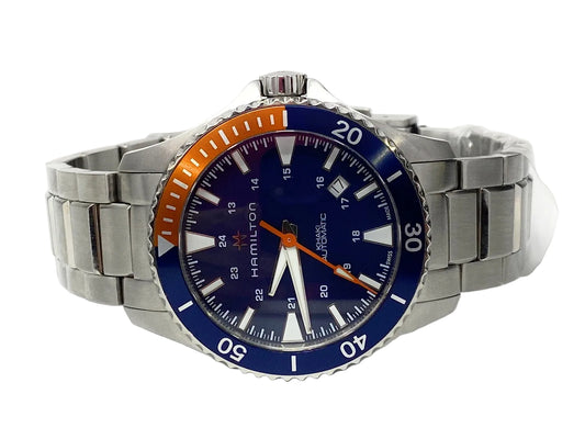 Hamilton H823651 Khaki Navy Scuba Auto Automatic Watch w/Presentation Box & Manual