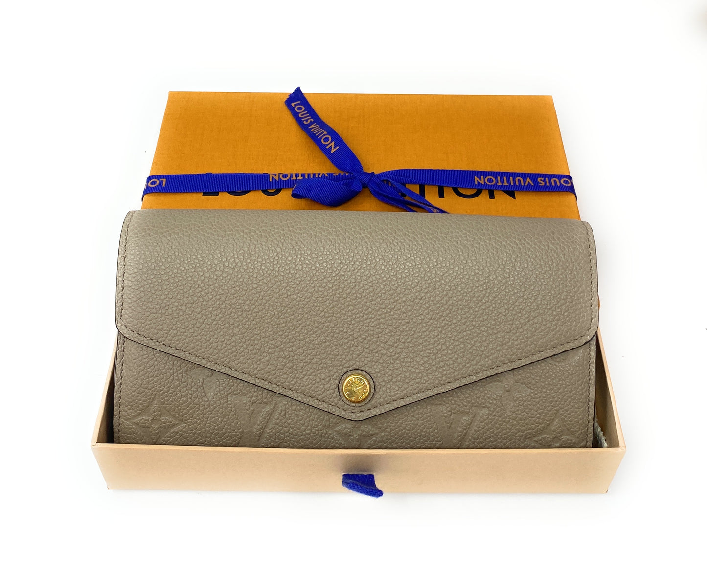 Louis Vuitton Empreinte Portefeuille Sarah Wallet With box & dust bag