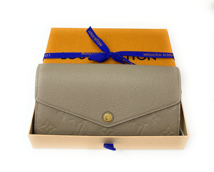 Louis Vuitton Empreinte Portefeuille Sarah Wallet With box & dust bag