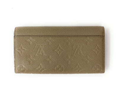 Louis Vuitton Empreinte Portefeuille Sarah Wallet With box & dust bag