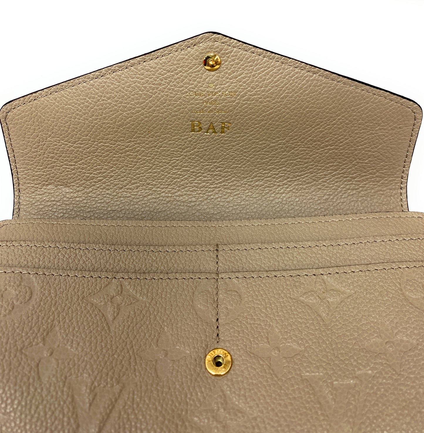 Louis Vuitton Empreinte Portefeuille Sarah Wallet With box & dust bag