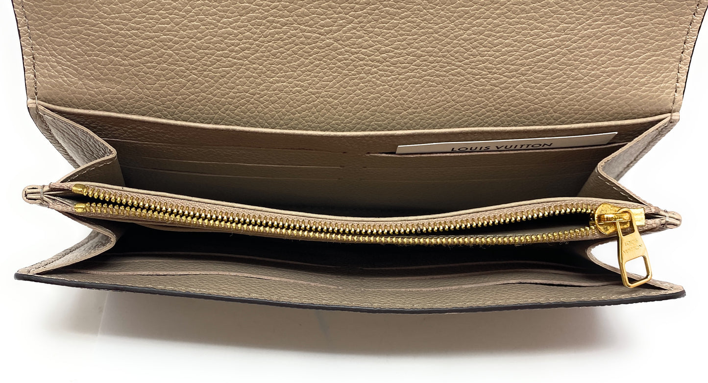 Louis Vuitton Empreinte Portefeuille Sarah Wallet With box & dust bag