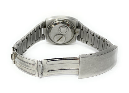 Bulova Accutron Spaceview TV Model MVT 214 # 7396 Men's S. Steel Watch 7.5 Wrist