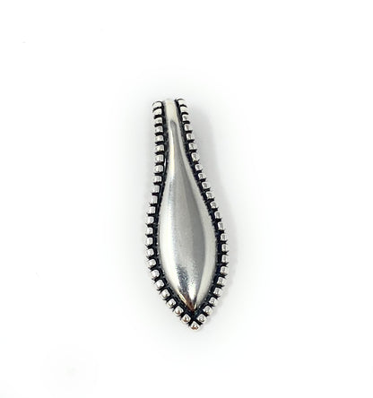 James Avery Retired 925 Beaded Edge Drop Pendant