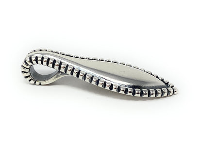 James Avery Retired 925 Beaded Edge Drop Pendant