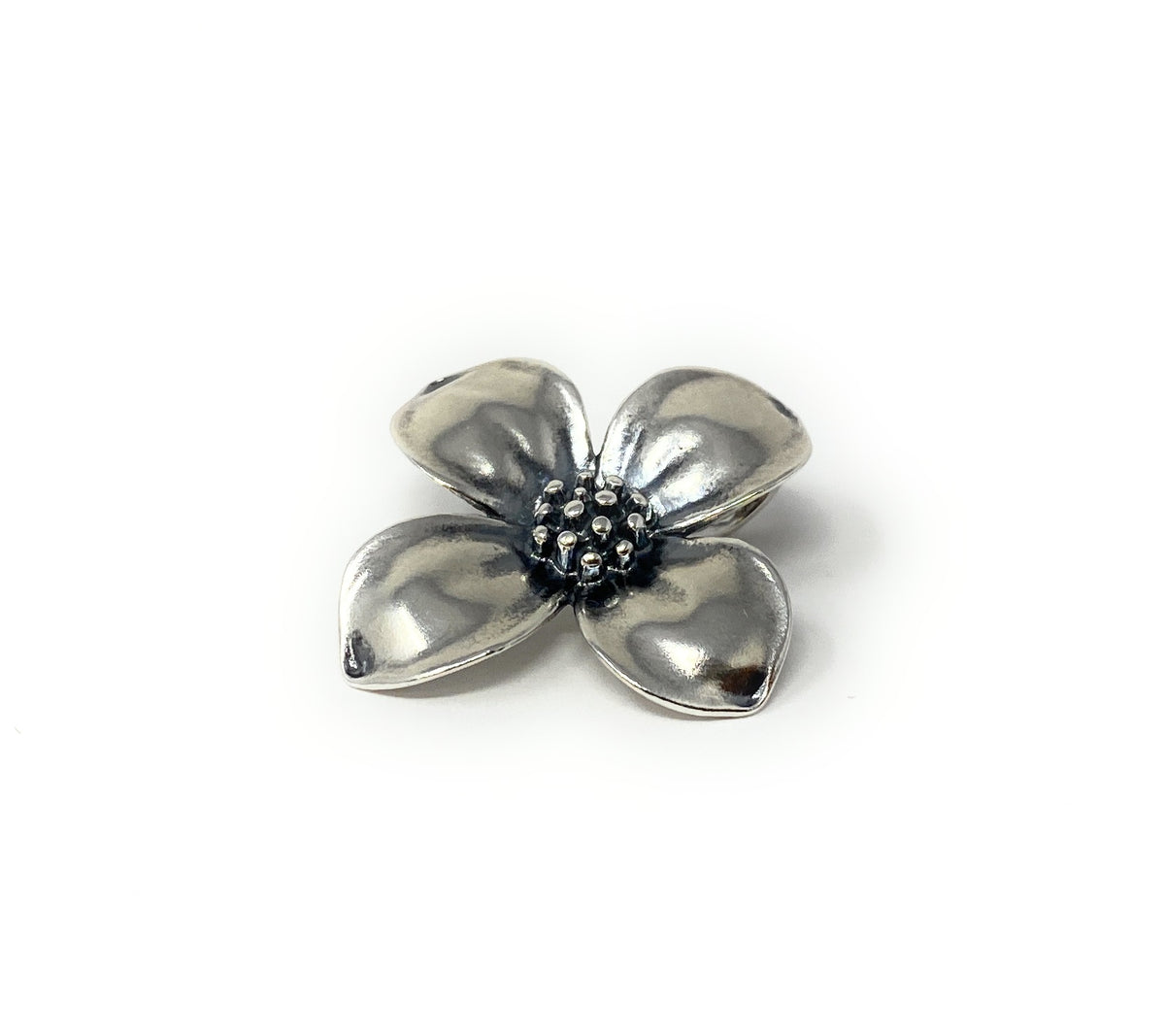 James Avery Sterling Silver Dogwood Flower Retired Pendant 1in