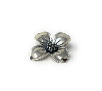 James Avery Sterling Silver Dogwood Flower Retired Pendant 1in
