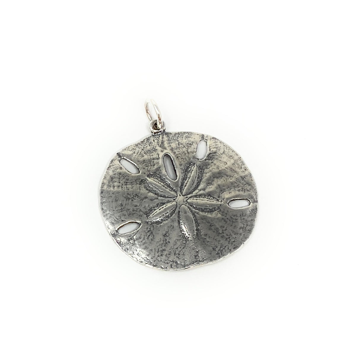 James Avery Retired Sterling Silver Large Sand Dollar Pendant 1.75in