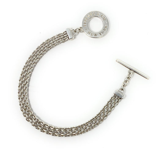 Tiffany & Co. 925 Somerset Mesh Toggle Bracelet