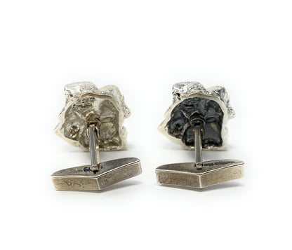 James Avery Retired Sterling Silver Nugget Cufflinks 19.7g