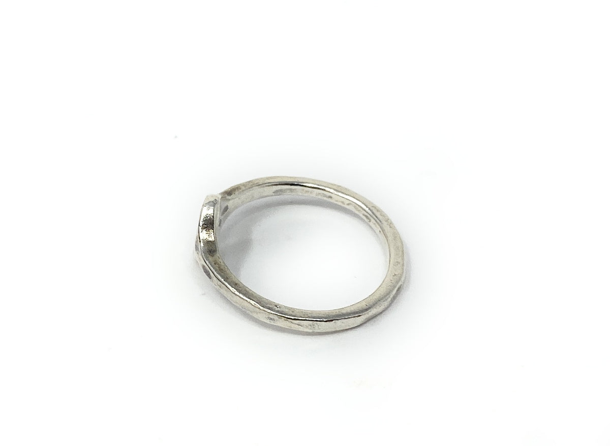 James Avery Retired Petite Initial A  Signet Ring Size 5.5 Sterling Silver