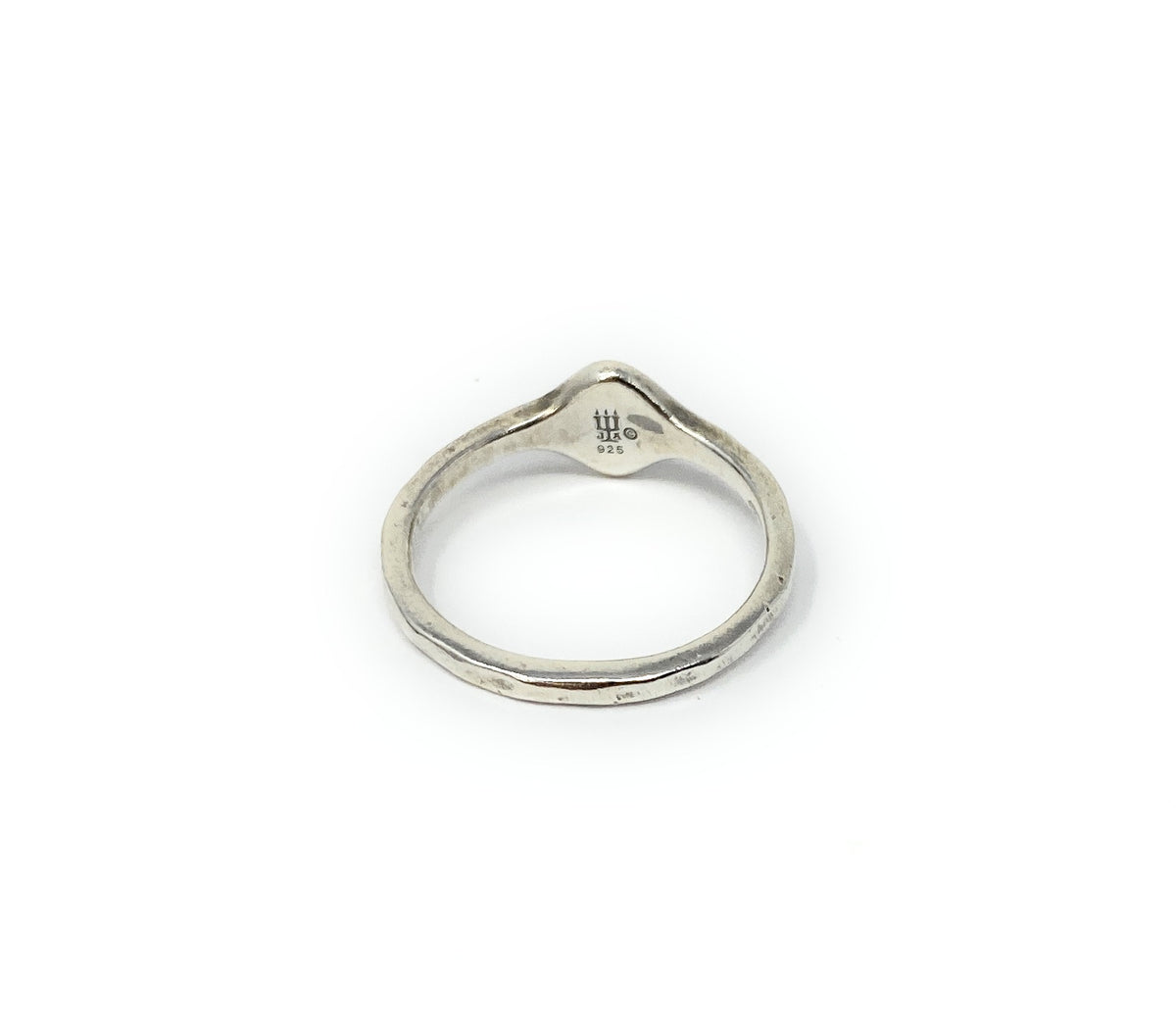 James Avery Retired Petite Initial A  Signet Ring Size 5.5 Sterling Silver