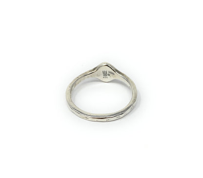 James Avery Retired Petite Initial A  Signet Ring Size 5.5 Sterling Silver