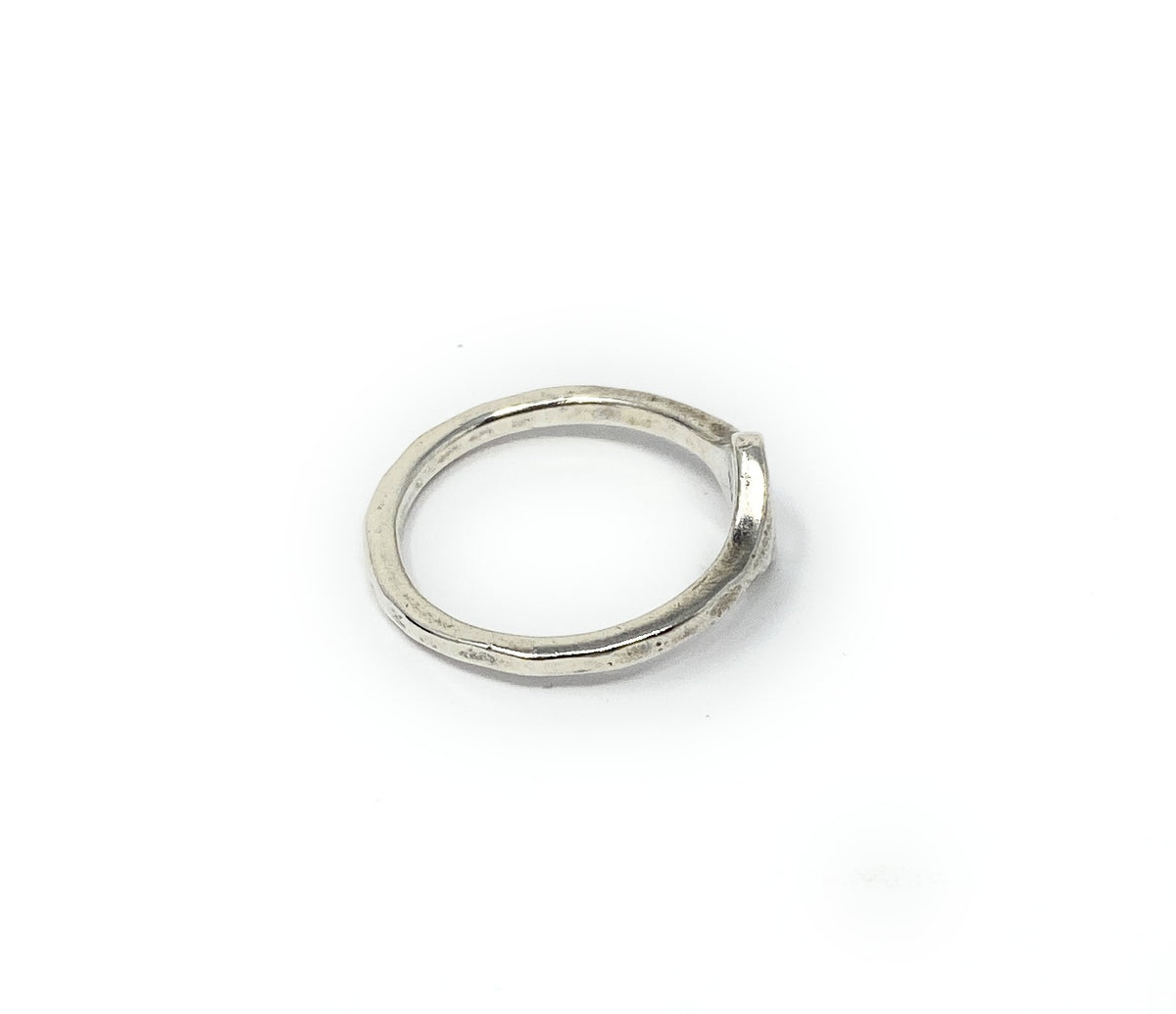 James Avery Retired Petite Initial A  Signet Ring Size 5.5 Sterling Silver
