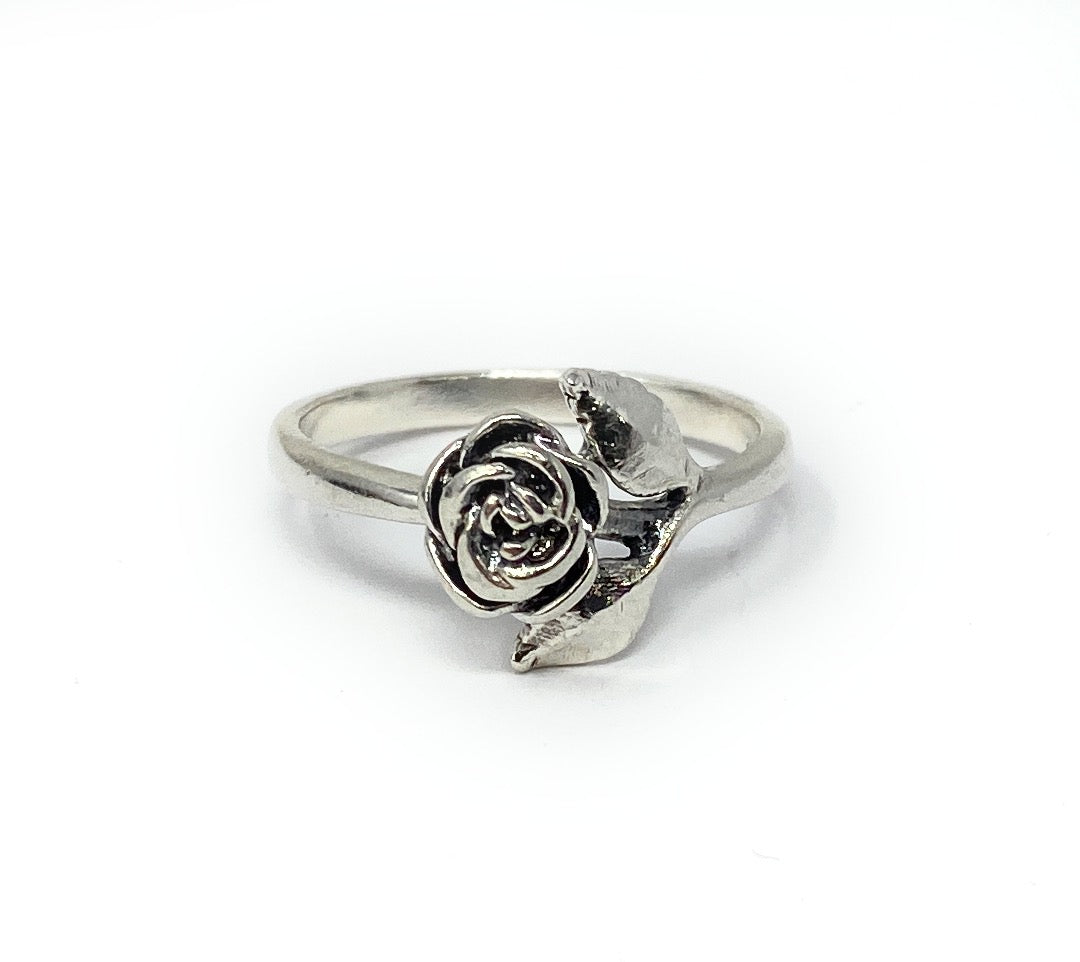 James Avery Sterling Silver Small Rose Ring Size 5.5