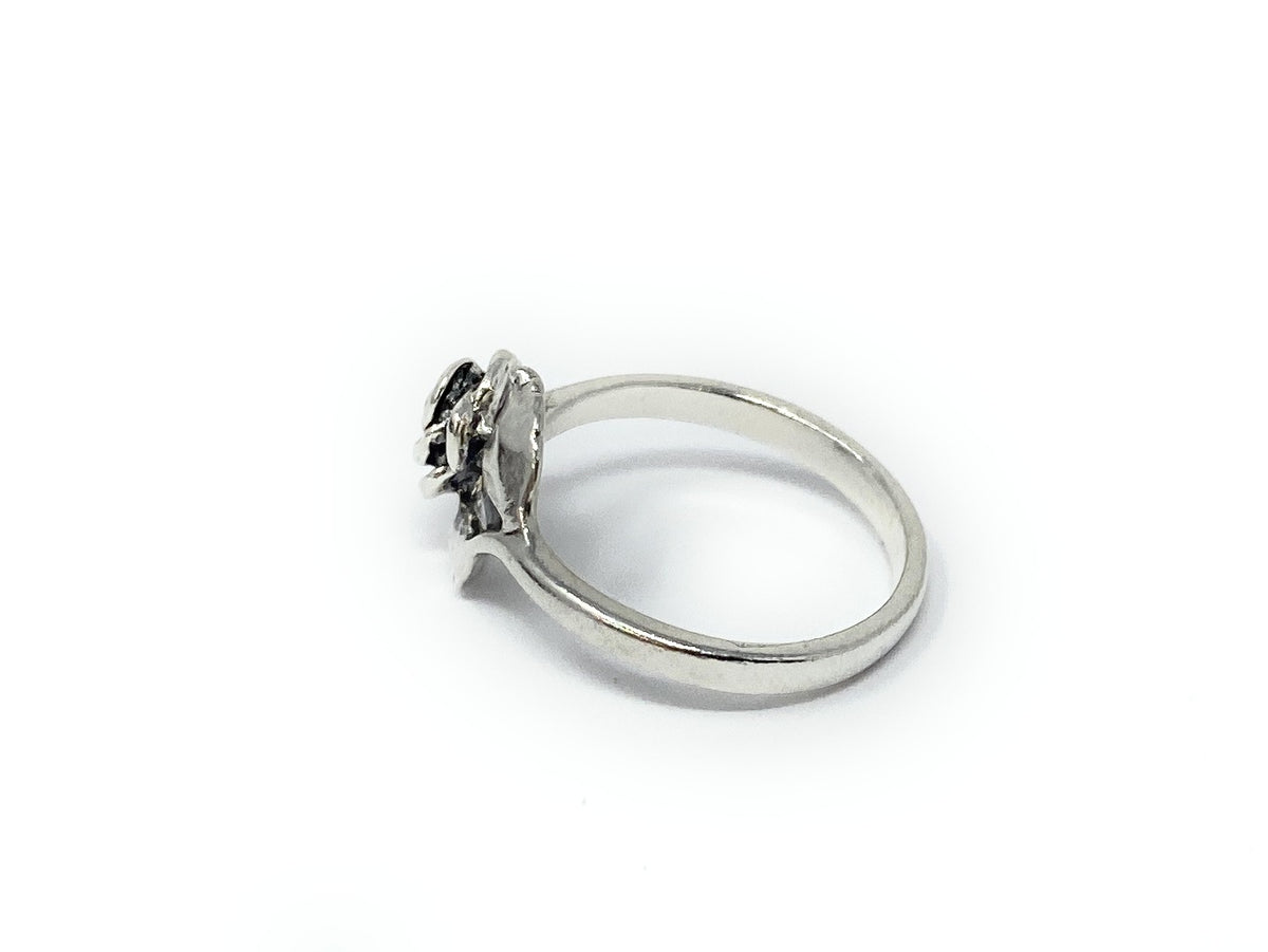 James Avery Sterling Silver Small Rose Ring Size 5.5