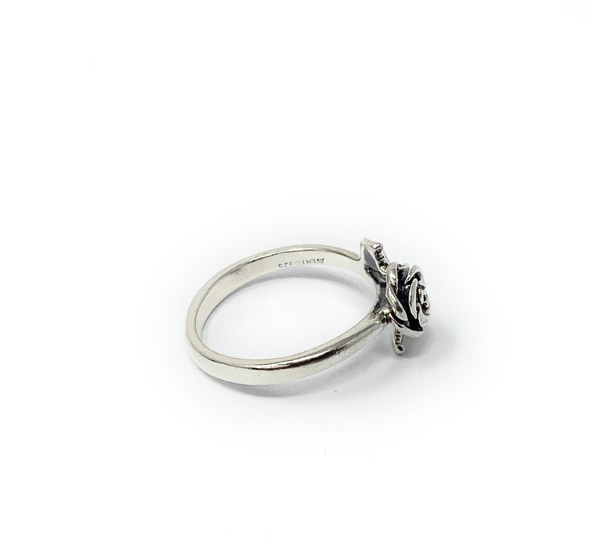 James Avery Sterling Silver Small Rose Ring Size 5.5