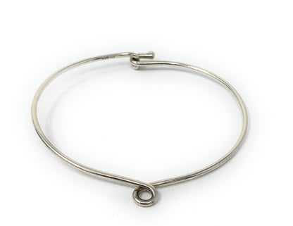 James Avery Sterling Silver Charm Loop Wire Hook-On Bracelet