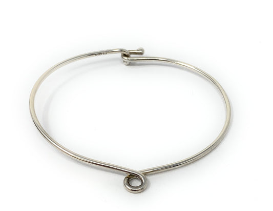 James Avery Sterling Silver Charm Loop Wire Hook-On Bracelet