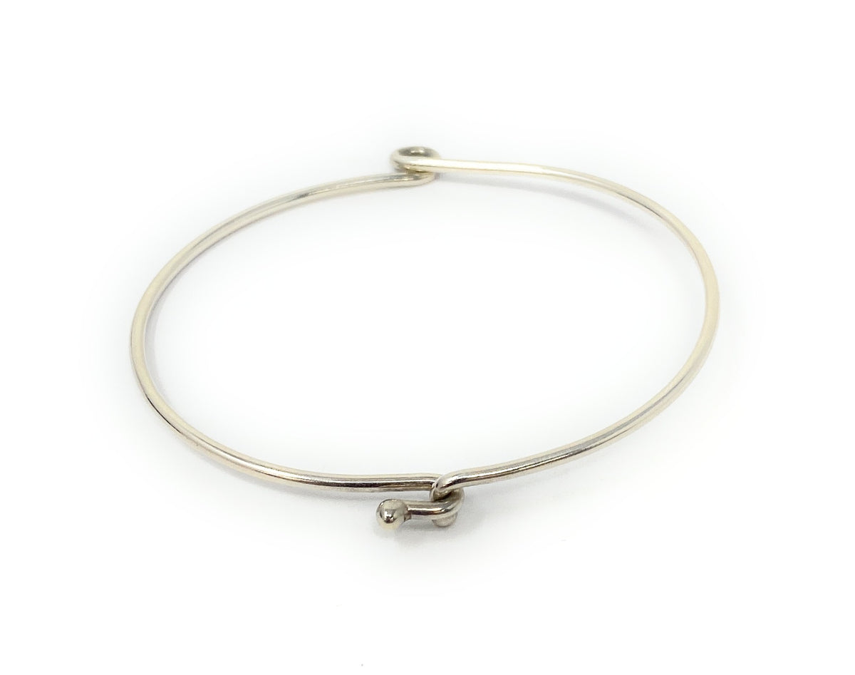 James Avery Sterling Silver Charm Loop Wire Hook-On Bracelet