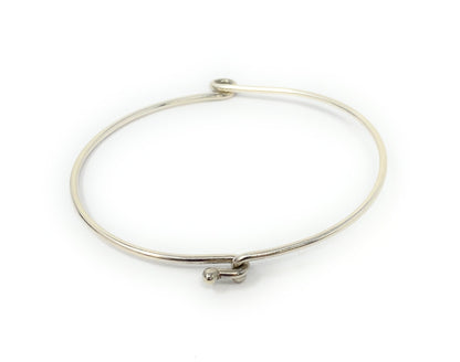 James Avery Sterling Silver Charm Loop Wire Hook-On Bracelet