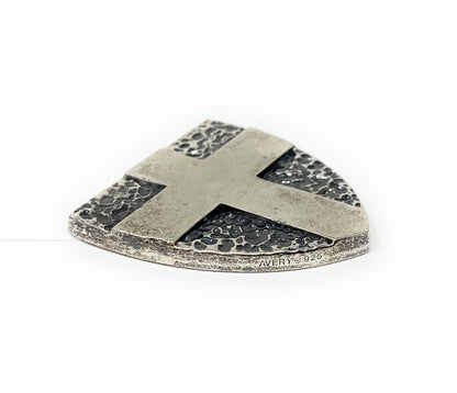 James Avery 925 Sterling Silver Fear Not For I Am With You Shield  Pocket Piece