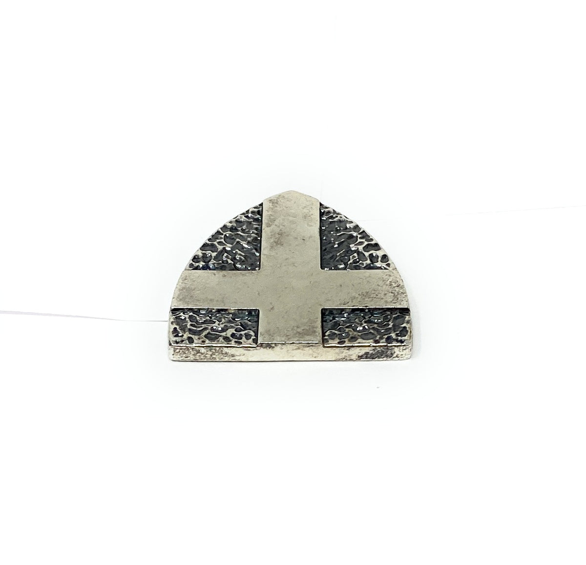 James Avery 925 Sterling Silver Fear Not For I Am With You Shield  Pocket Piece