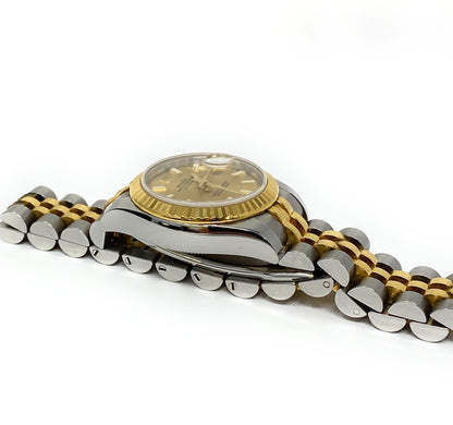 Rolex Oyster Perpetual Datejust Ladies Two Toned Watch 179173