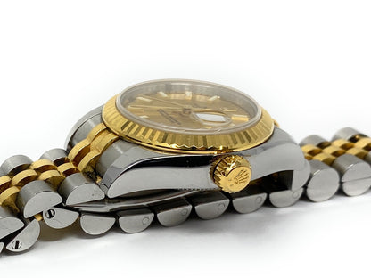 Rolex Oyster Perpetual Datejust Ladies Two Toned Watch 179173