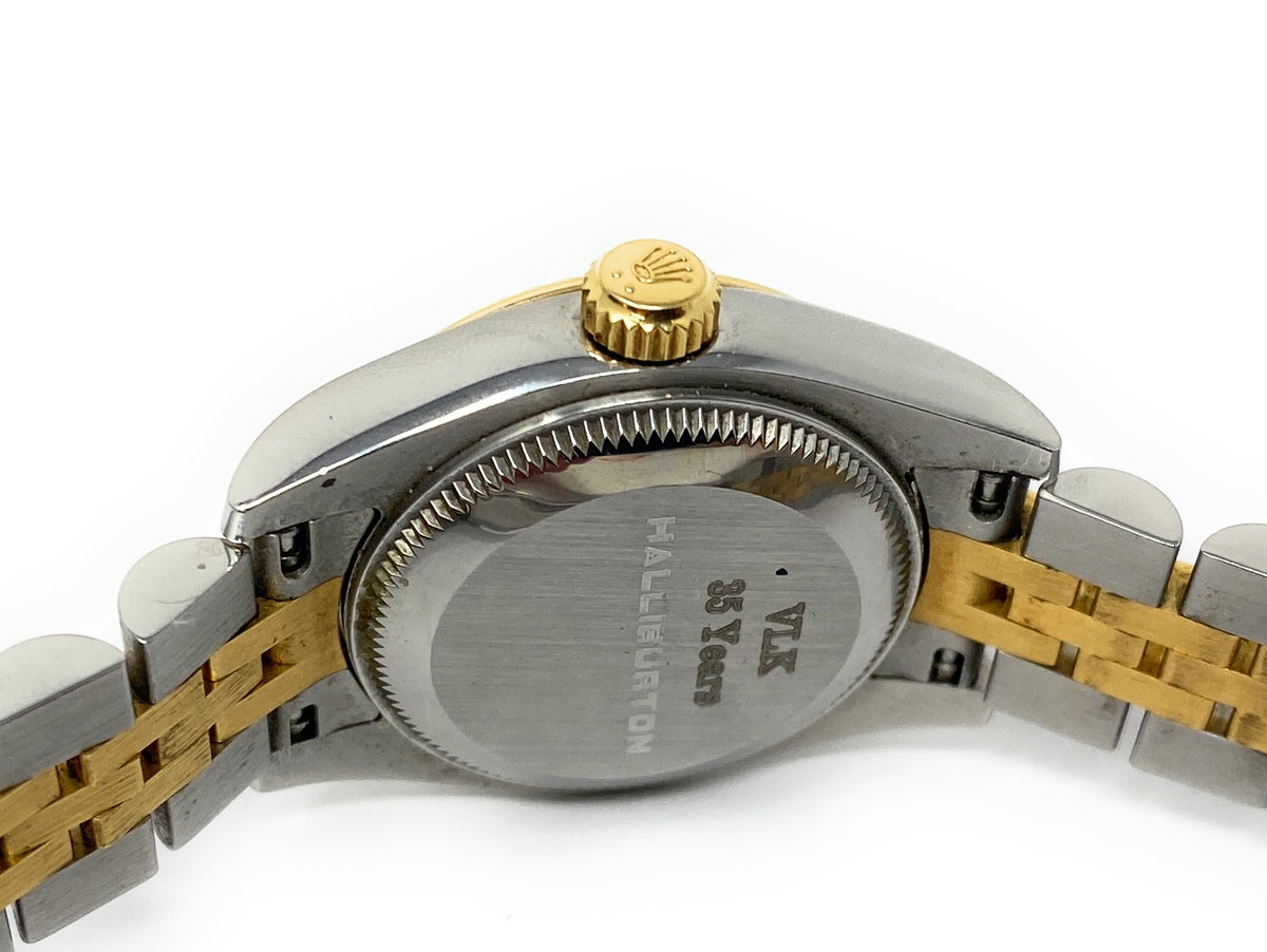 Rolex Oyster Perpetual Datejust Ladies Two Toned Watch 179173