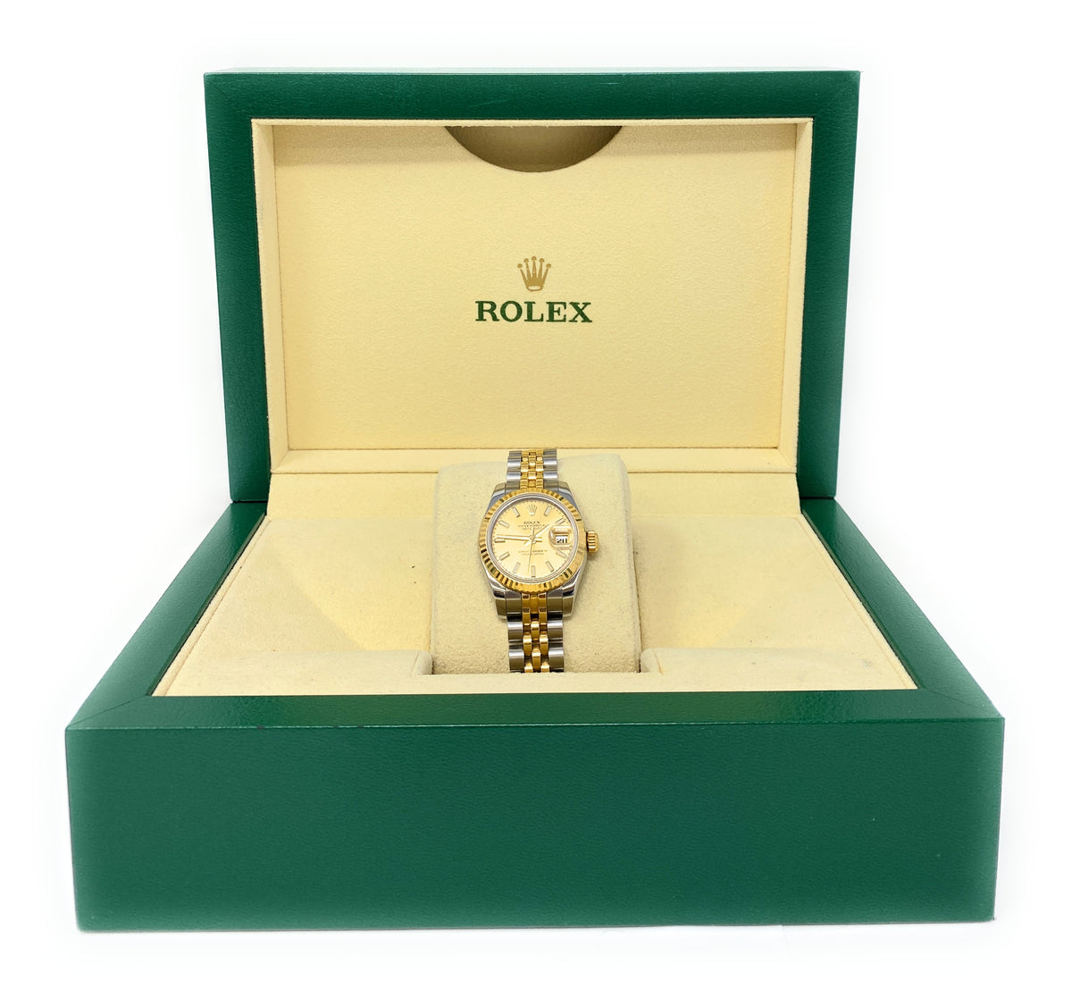Rolex Oyster Perpetual Datejust Ladies Two Toned Watch 179173