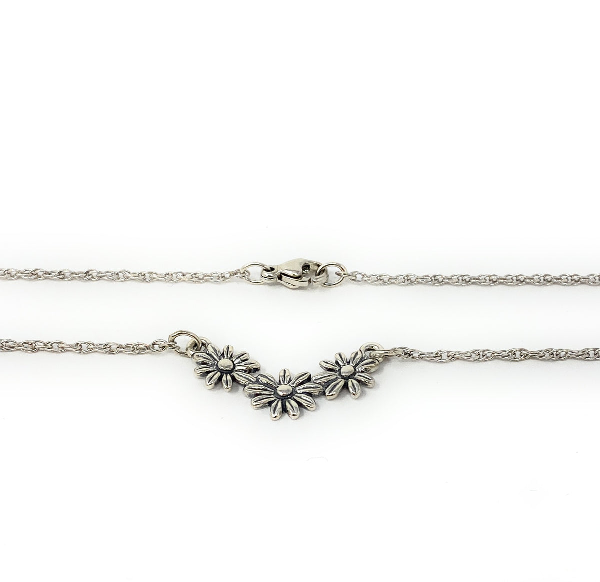 James Avery 925 Retired "Margarita Daisy" Necklace 16in