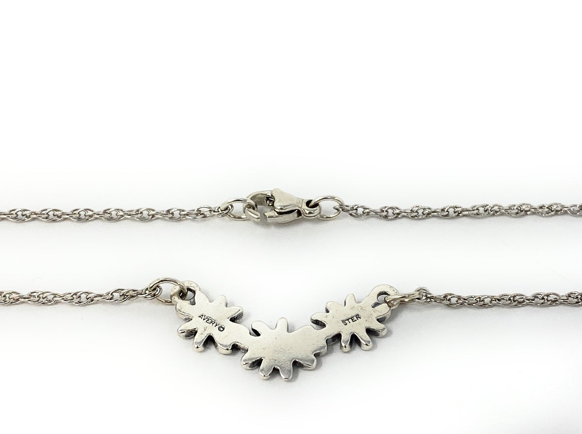 James Avery 925 Retired "Margarita Daisy" Necklace 16in