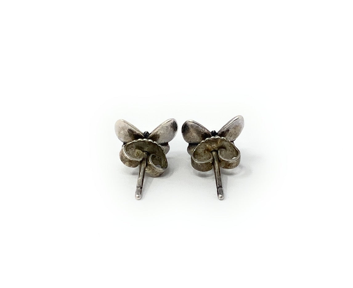 James Avery Sterling Silver Festival Butterfly Stud Earrings Retired