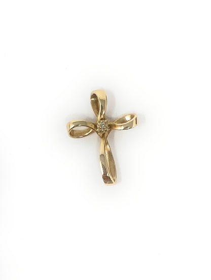 14k Yellow Gold Cross 1.1g