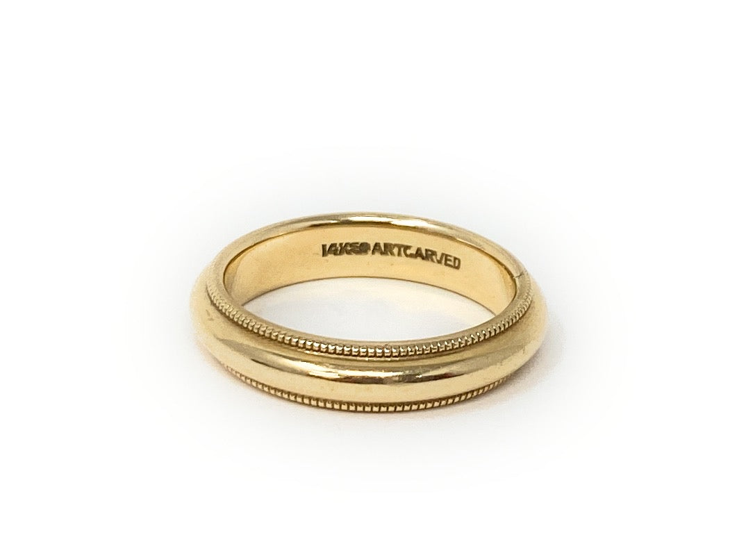 14k Artcarved Comfort Band Size 7