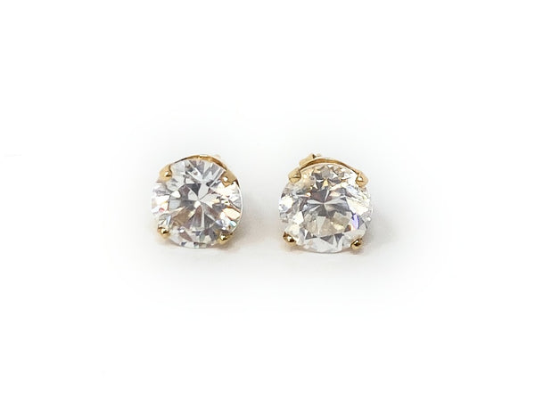 14k CZ Studs 3g