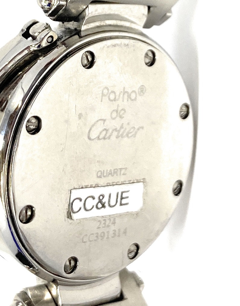 Cartier Pasha 2324 Ladies Watch 27mm Stainless Steel