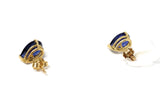 14k Sapphire Earrings 1.5g