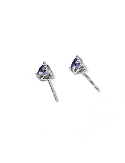 10k Tanzanite Earrings Studs .8g