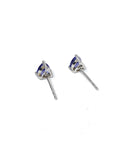 10k Tanzanite Earrings Studs .8g