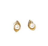 14k Pearl Earrings 3.4g