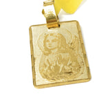 18k Square Pendant 5.4g